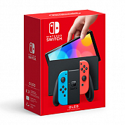 Игровая приставка Nintendo Switch OLED-модель (неоновый синий/неоновая красная)