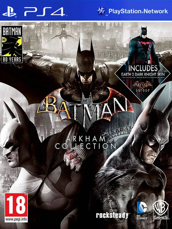 Игра Batman: Arkham Collection SteelBook Edition (русские субтитры) (PS4)8542