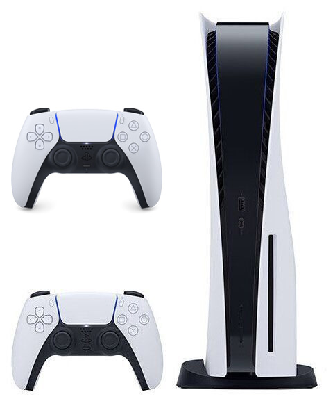 Комплект : Игровая приставка Sony PlayStation 5 + Геймпад Sony DualSense (белый)15175