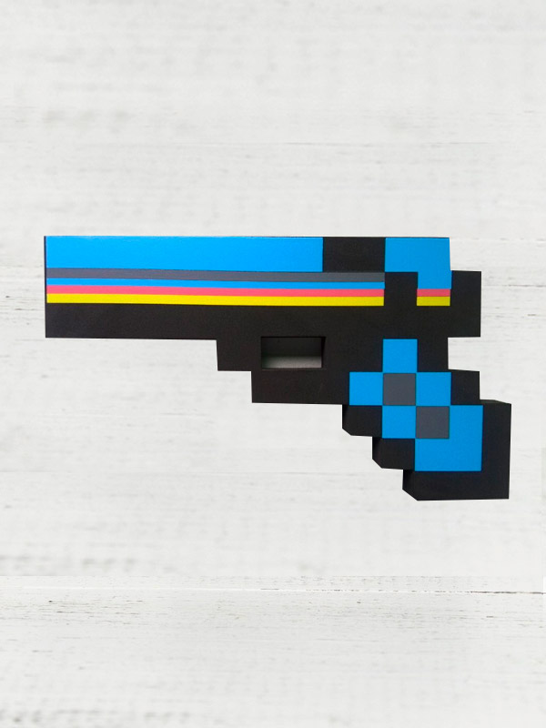 Пистолет чёрный Minecraft8353