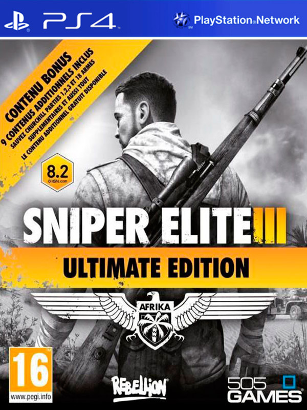 Игра Sniper Elite 3 (III) Ultimate Edition (русская версия) (PS4)15580