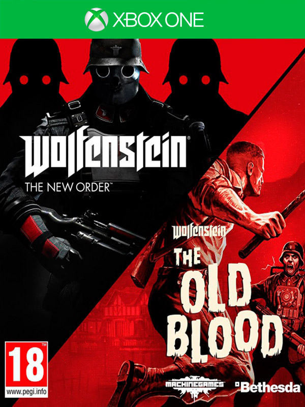 Игра Wolfenstein: The New Order + The Old Blood - Double Pack (русские субтитры) (Xbox One)3875