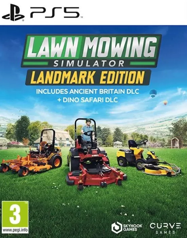 Игра Lawn Mowing Simulator: Landmark Edition (Incl. Ancient Britain DLC + Dino Safari DLC) (PS5)16583