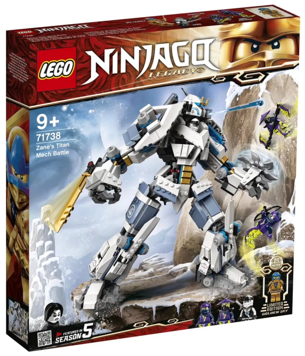Конструктор LEGO Ninjago 71738 Битва с роботом Зейна16399