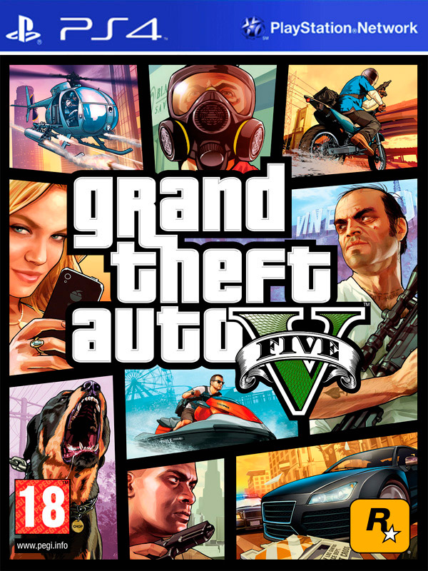 Игра Grand Theft Auto V (GTA 5) (русские субтитры) (PS4)976