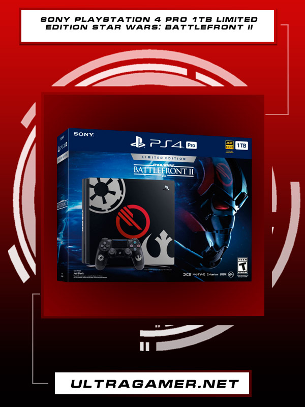 Sony Playstation 4 PRO 1Tb (4.73 vers.) Limited Edition Star Wars: Battlefront II (CUH-7116B)3596