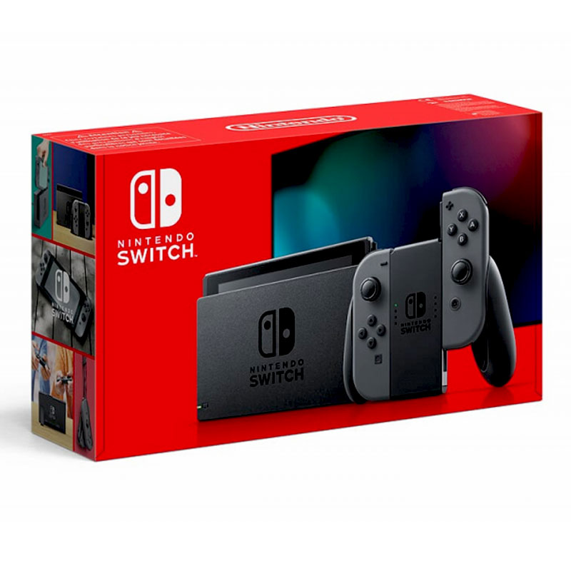 Игровая приставка Nintendo Switch Gray (Серая) (Улучшенная батарея)3080