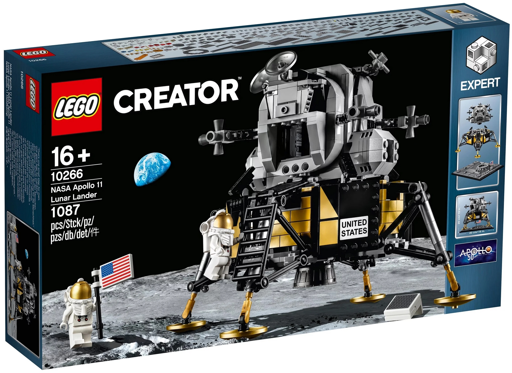 Конструктор LEGO Creator 10266 Лунный модуль корабля Аполлон 11 НАСА16132