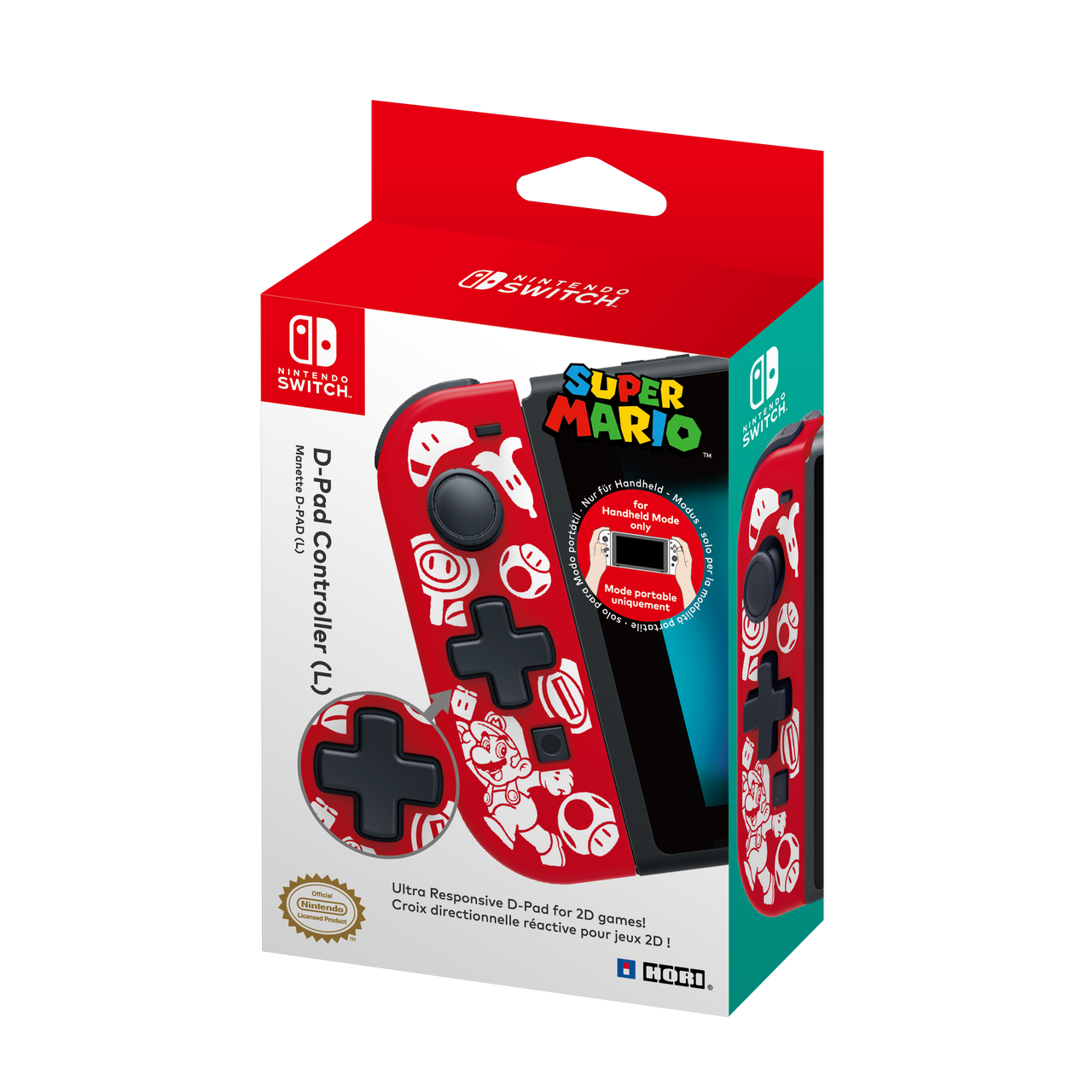 Nintendo Switch D-PAD контроллер (Super Mario) (L) (NSW-151U) купить по  лучшей цене с доставкой по Москве и всей России | Ultargamer.ru