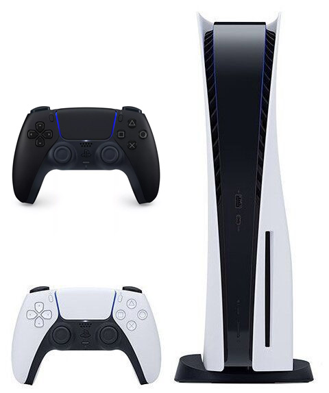 Комплект : Игровая приставка Sony PlayStation 5 + Геймпад Sony DualSense (чёрная полночь)15180
