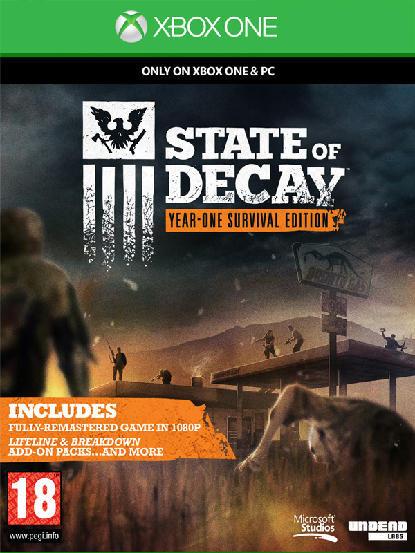Игра State of decay (русская версия ) (б.у.) (Xbox One)6681