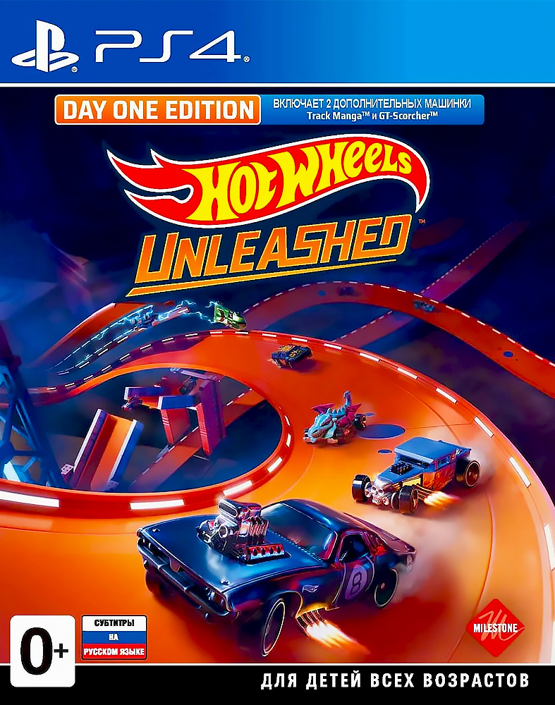 Игра Hot Wheels Unleashed - Day One Edition (русские субтитры) (PS4)15241