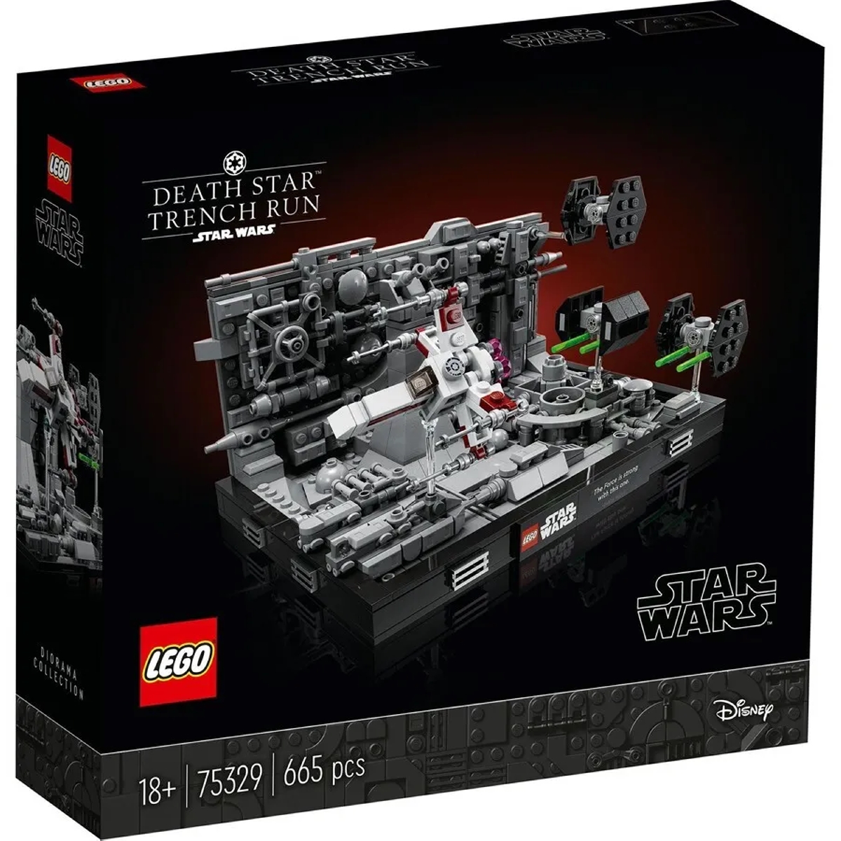 Конструктор LEGO Star Wars 75329 Диорама Бег по траншеям Звезды Смерти16390