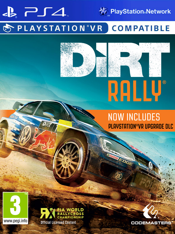 Игра Dirt Rally (с поддержкой VR) (русские субтитры) (PS4)3599