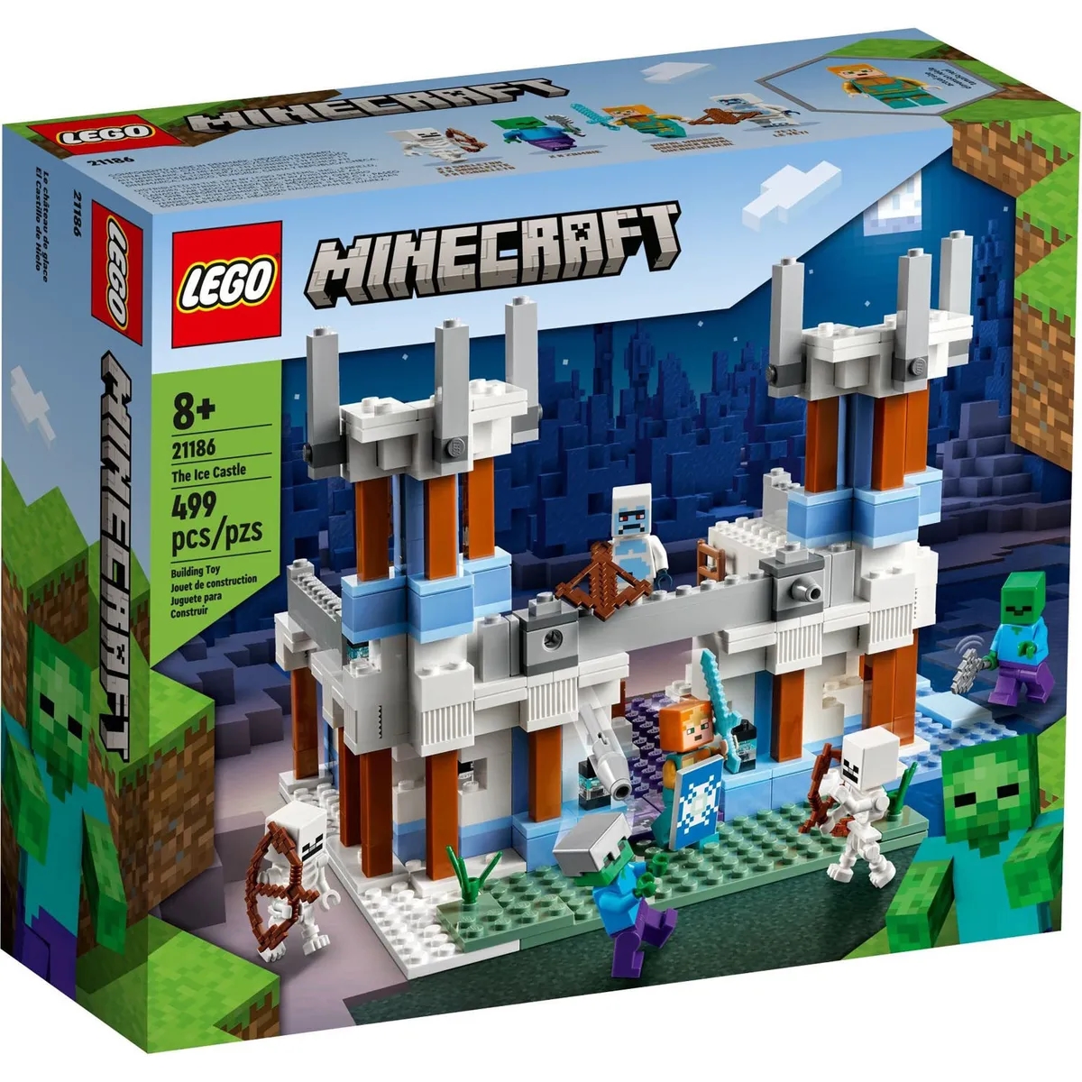 Конструктор LEGO Minecraft 21186 Ледовый дворец16393