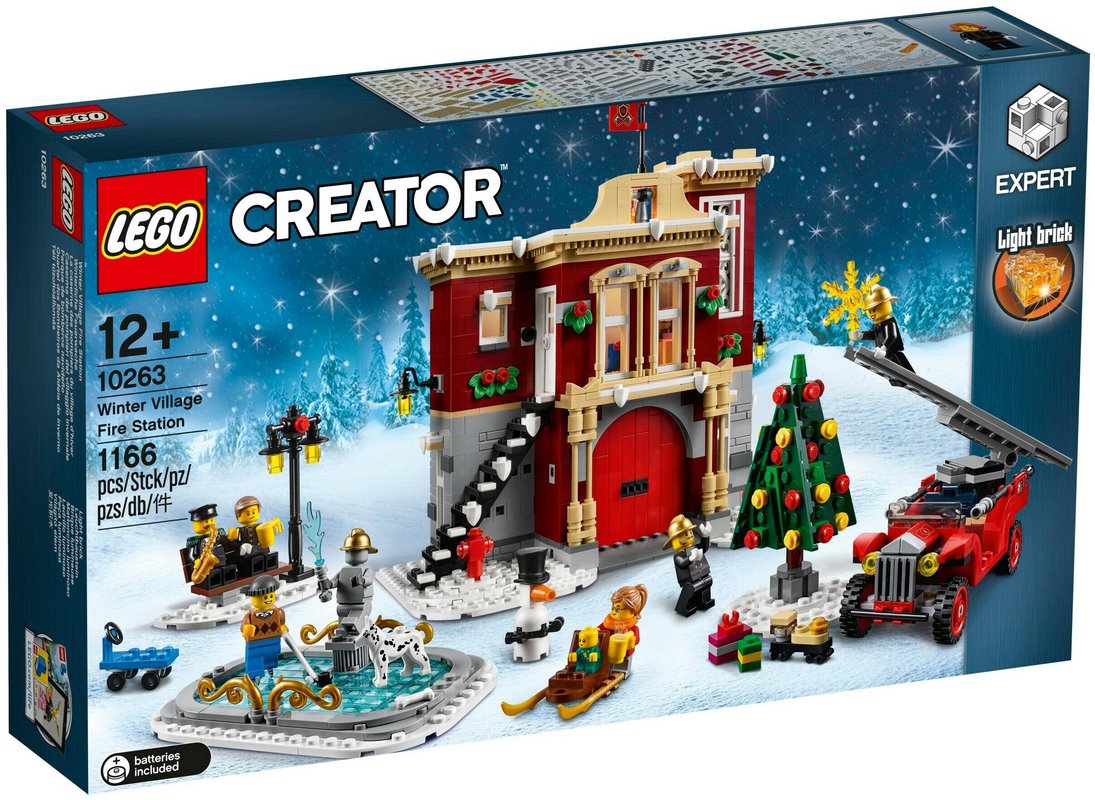 Конструктор LEGO Creator 10263 Пожарная часть в зимней деревне9190