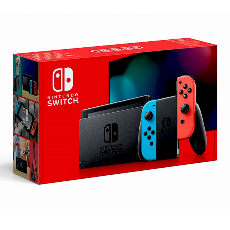 Игровая приставка Nintendo Switch Neon Red/Neon Blue (Красно-Синяя) (Улучшенная батарея)3079