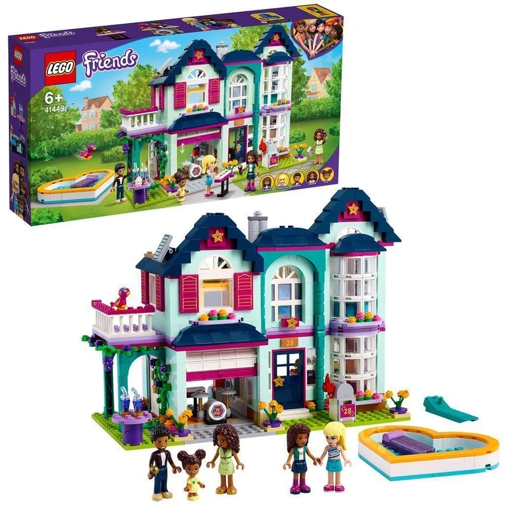 Конструктор LEGO Friends 41449 Дом семьи Андреа - купить дёшево с доставкой  по Москве и всей России. Цена 6 489