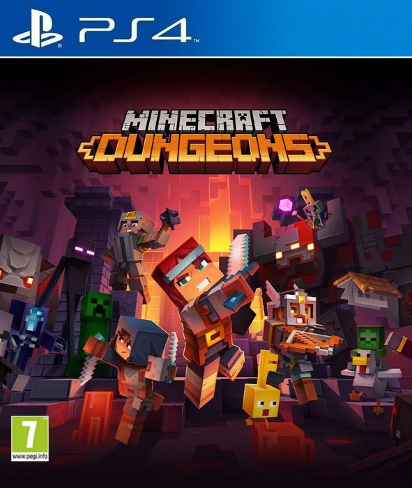 Игра Minecraft Dungeons Hero Edition includes Hero Pass (русские субтитры) (PS4)16025