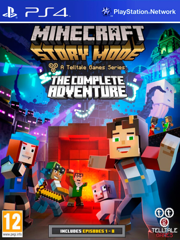 Игра Minecraft: Story Mode - Complete Adventure (эпизоды 1-8) (русские субтитры) (PS4)3588