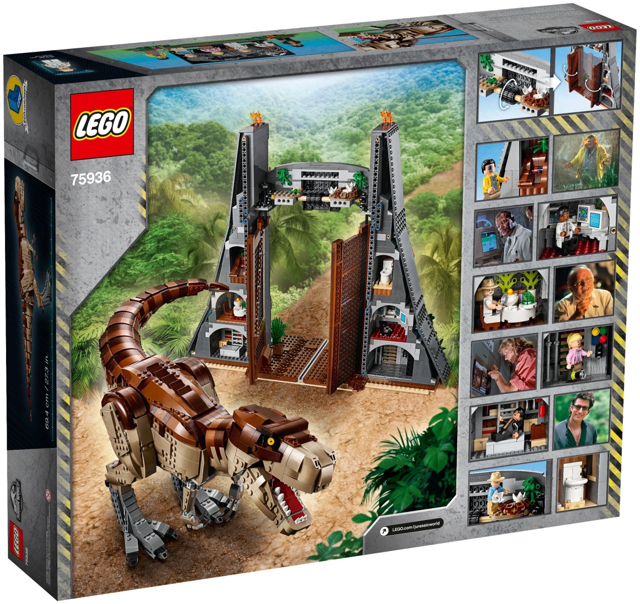 Конструктор LEGO Jurassic World 75936 Ярость Ти-Рекса - купить дёшево с  доставкой по Москве и всей России. Цена 33 189