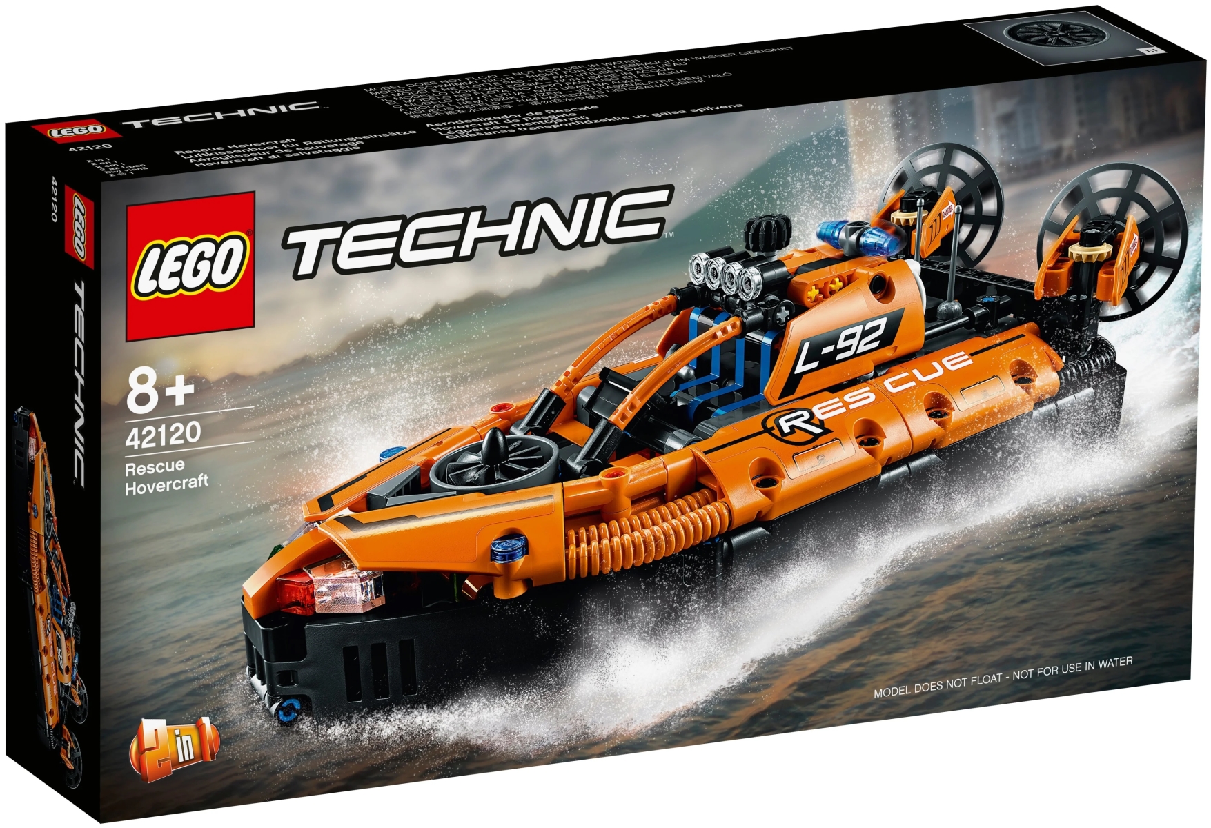 Конструктор LEGO Technic 42120 Спасательное судно на воздушной подушке16391