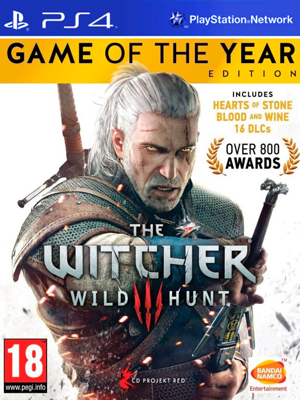 Игра The Witcher 3 Wild Hunt - Game of the Year Edition (русские субтитры) (PS4)8794