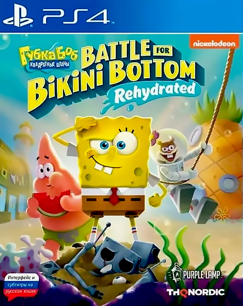 Игра SpongeBob SquarePants: Battle For Bikini Bottom – Rehydrated (русские субтитры) (PS4)15340