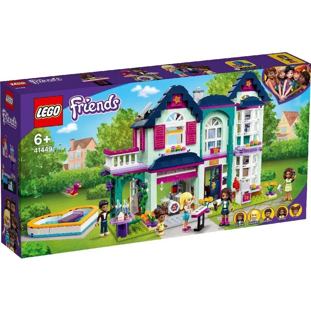 Конструктор LEGO Friends 41449 Дом семьи Андреа - купить дёшево с доставкой  по Москве и всей России. Цена 6 489