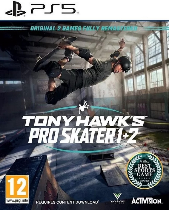 Игра Tony Hawk's Pro Skater 1+2 (PS5)16077