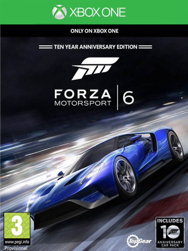 Игра Forza Motorsport 6 Ten Year Anniversary Edition (русская версия ) (б.у.) (Xbox One)6686