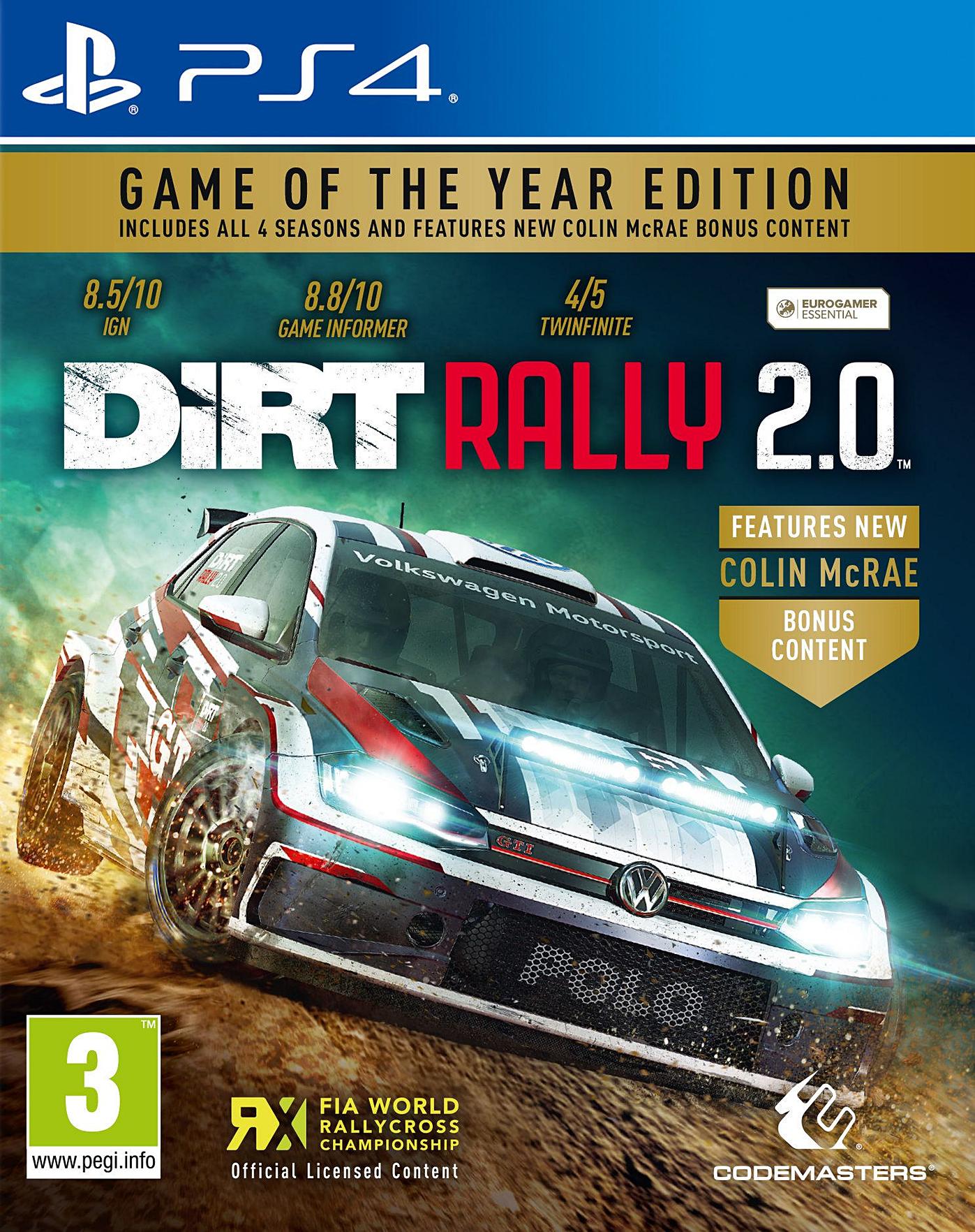 Игра DiRT Rally 2.0 Game of the Year Edition (PS4)9165