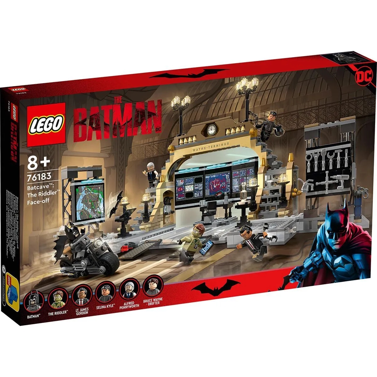Конструктор LEGO DC Super Heroes 76183 Бэтпещера схватка с Загадочником16396