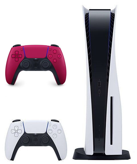 Комплект : Игровая приставка Sony PlayStation 5 + Геймпад Sony DualSense (космический красный)15178