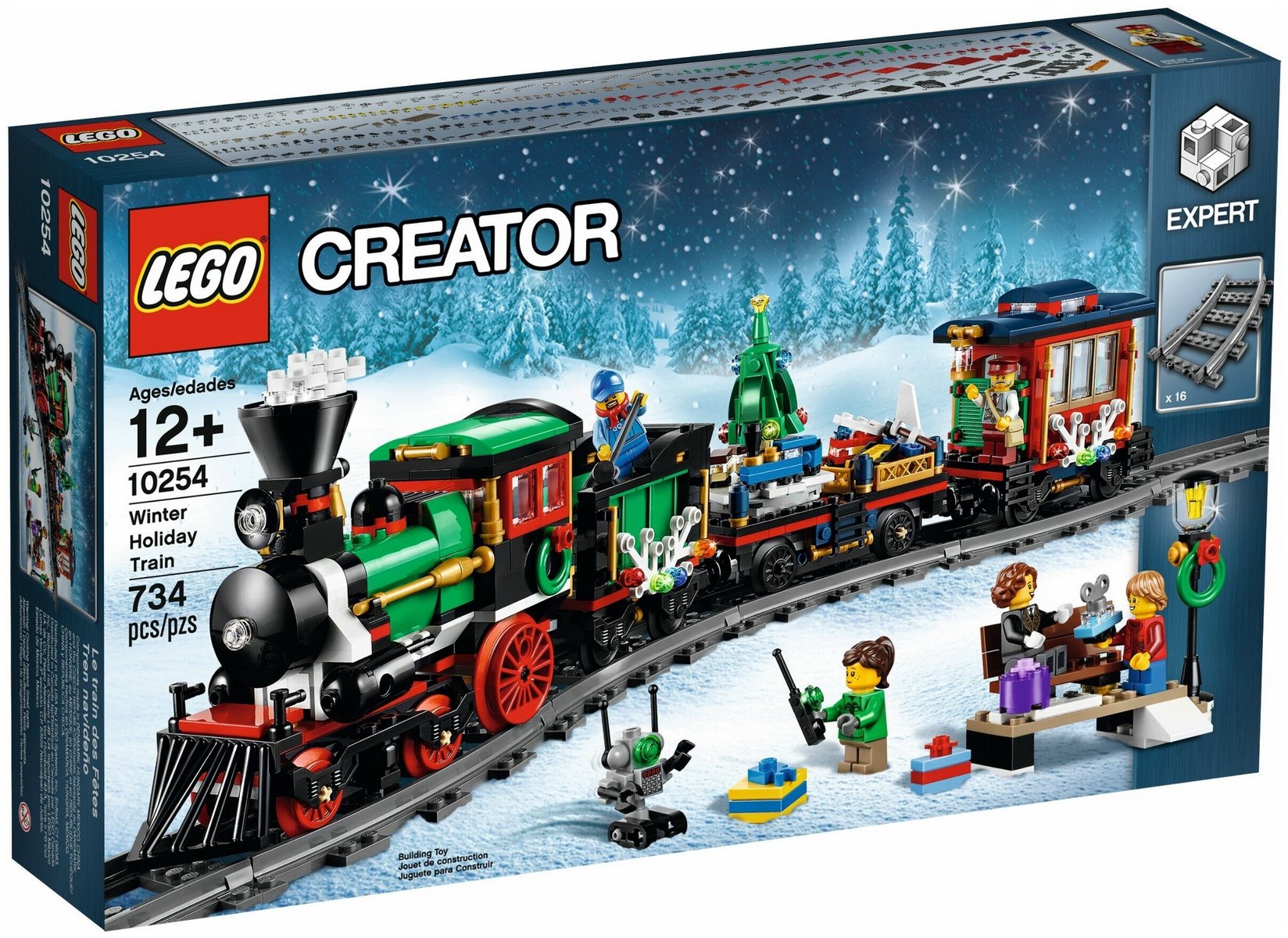 Конструктор LEGO Creator 10254 Зимний праздничный поезд8308
