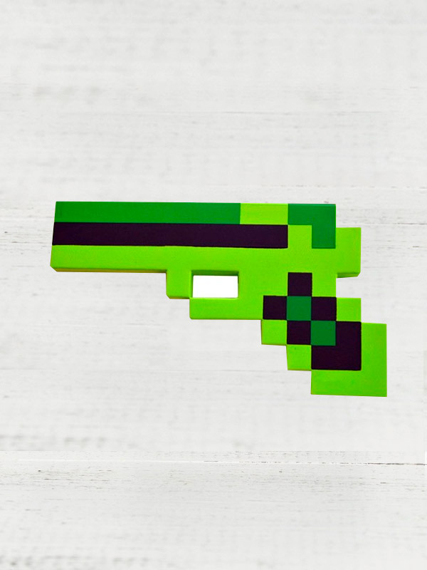 Пистолет зеленый Minecraft8362