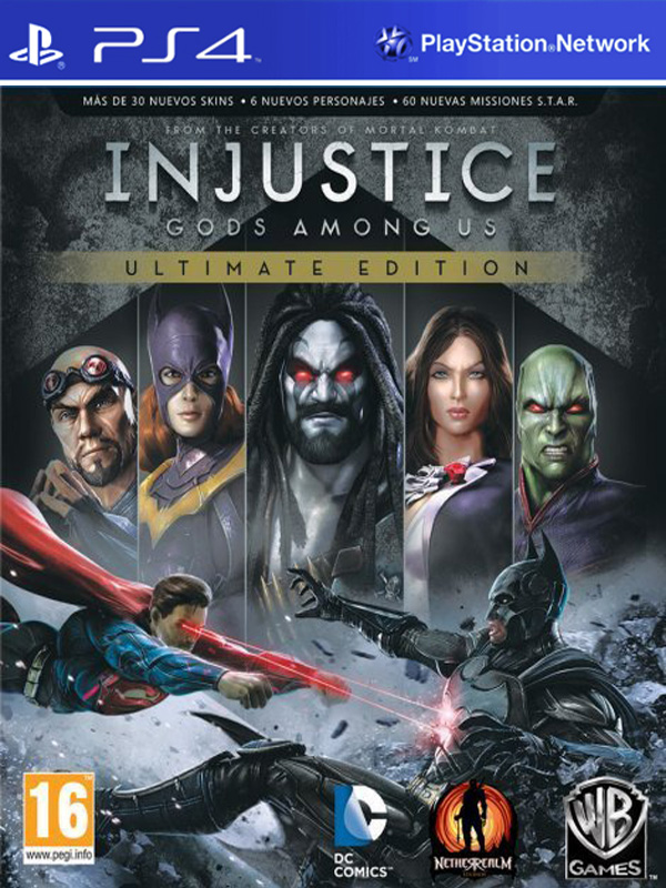 Игра Injustice Gods Among Us Ultimate Edition (русские субтитры) (PS4)1030