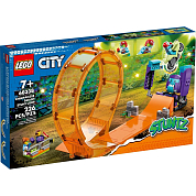 Конструктор LEGO City 60338 Трюковая петля «Сокрушительный шимпанзе»