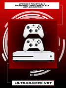 Игровая приставка Microsoft Xbox One S 1Tb + доп.джойстик + Вертикальная подставка для Xbox One S (3AR-00002)