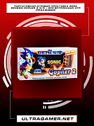 Портативная игровая приставка Sega Genesis Gopher 2 (4.3) + 500 встроенных игр (Оранжевая)