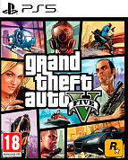 Игра Grand Theft Auto V (GTA 5) (русские субтитры) (б.у.) (PS5)