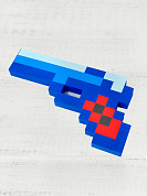 Пистолет синий Minecraft