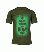Marvel AVAS Hulk Slogan футболка